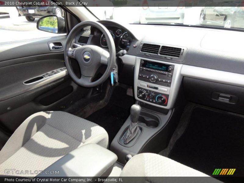 Black / Gray 2010 Chevrolet Cobalt LT Sedan