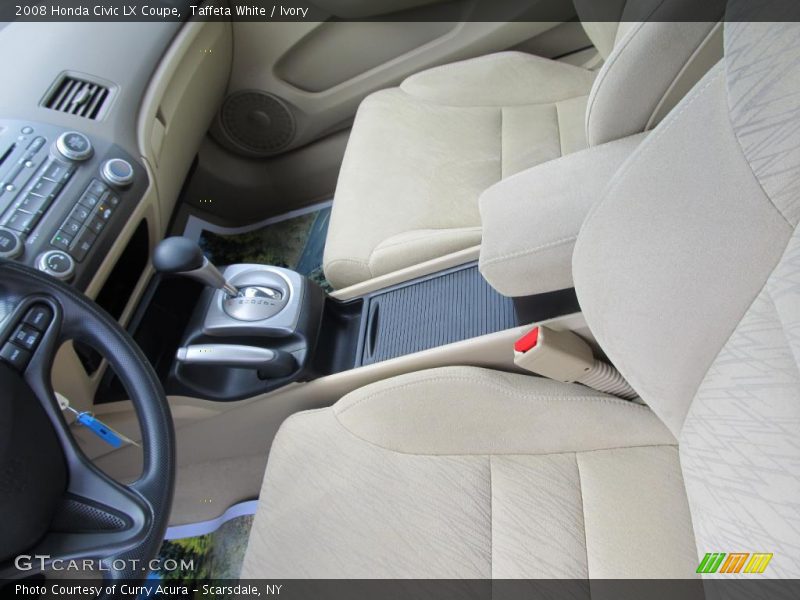Taffeta White / Ivory 2008 Honda Civic LX Coupe