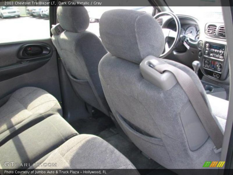 Dark Gray Metallic / Gray 2003 Chevrolet TrailBlazer LT