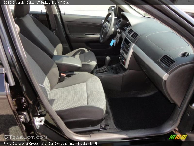 Black / Gray 2010 Chevrolet Cobalt LT Sedan