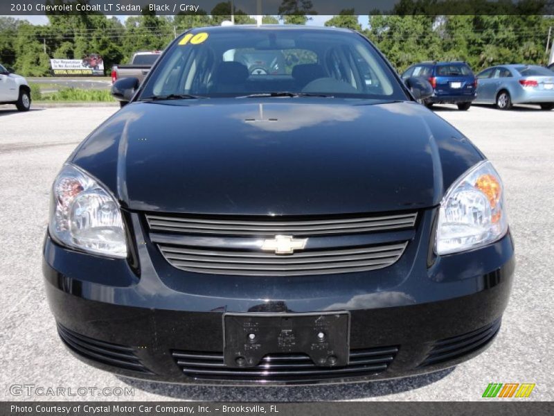 Black / Gray 2010 Chevrolet Cobalt LT Sedan