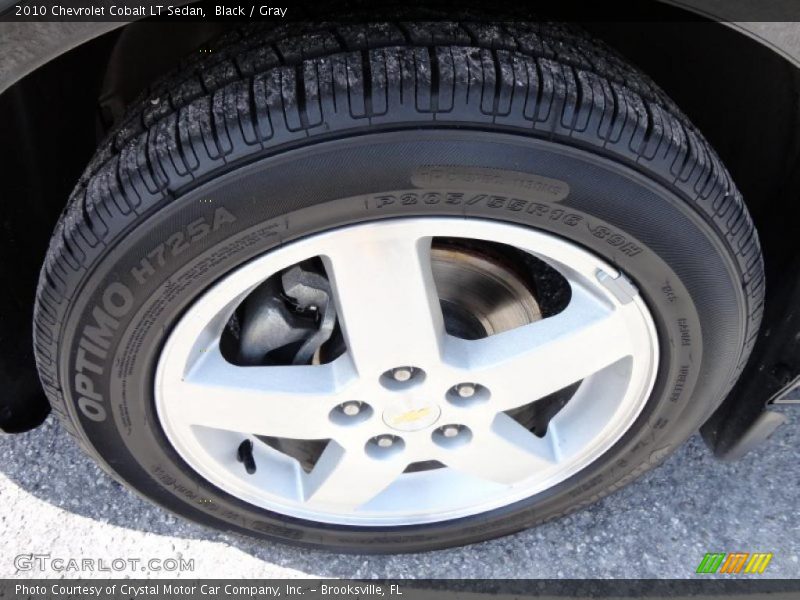 Black / Gray 2010 Chevrolet Cobalt LT Sedan