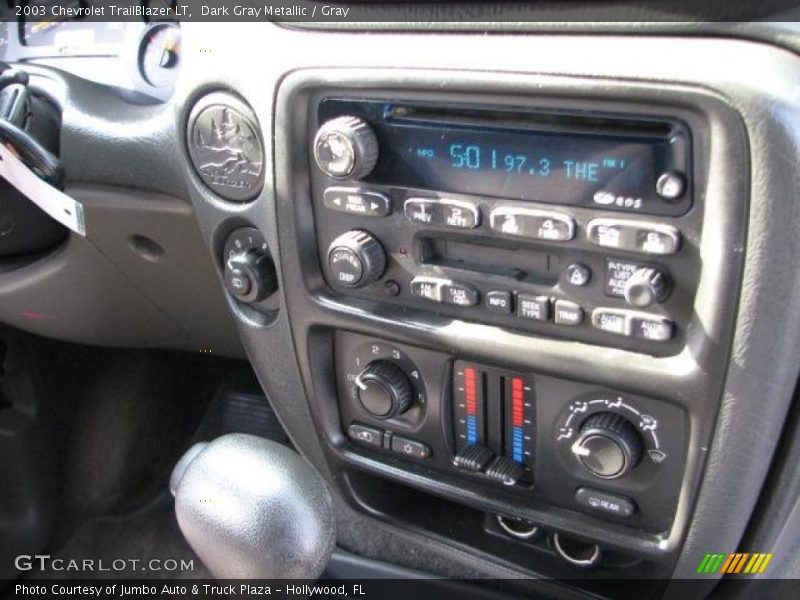 Dark Gray Metallic / Gray 2003 Chevrolet TrailBlazer LT