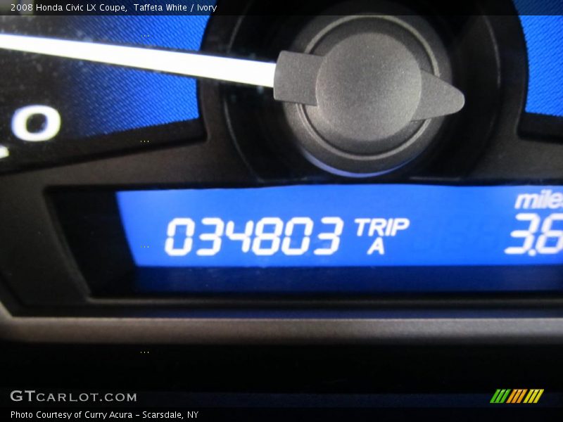 Taffeta White / Ivory 2008 Honda Civic LX Coupe