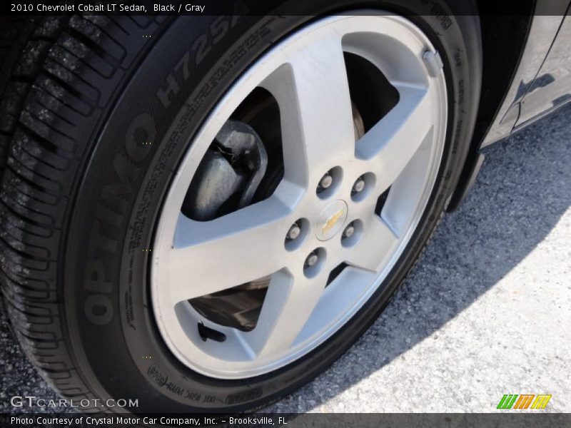 Black / Gray 2010 Chevrolet Cobalt LT Sedan