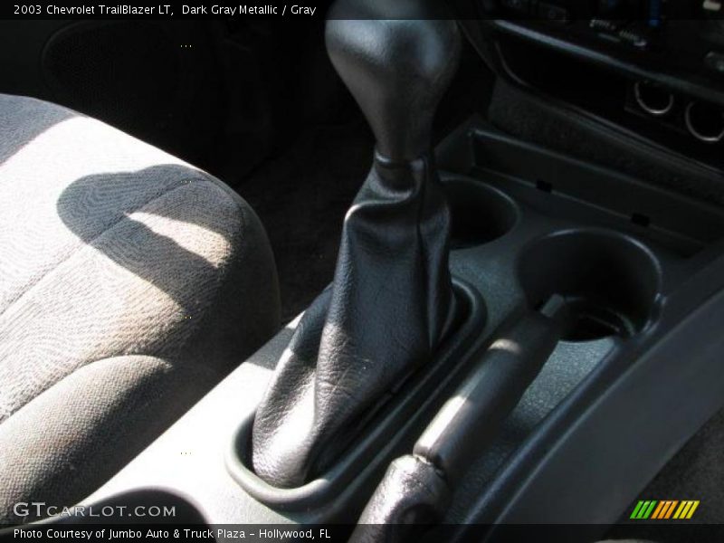 Dark Gray Metallic / Gray 2003 Chevrolet TrailBlazer LT