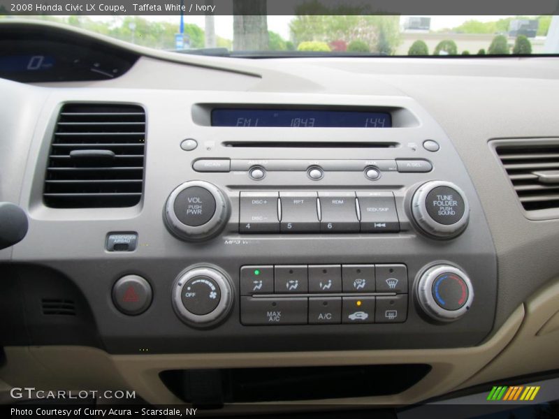 Taffeta White / Ivory 2008 Honda Civic LX Coupe