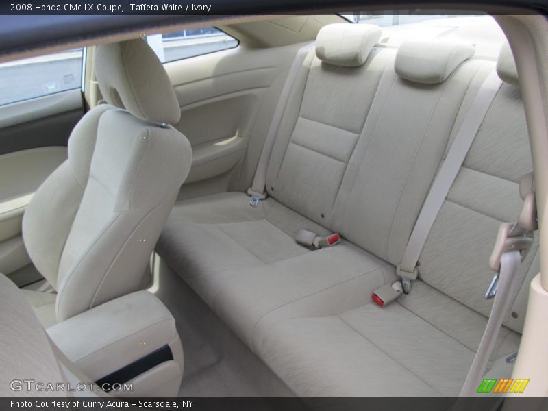 Taffeta White / Ivory 2008 Honda Civic LX Coupe