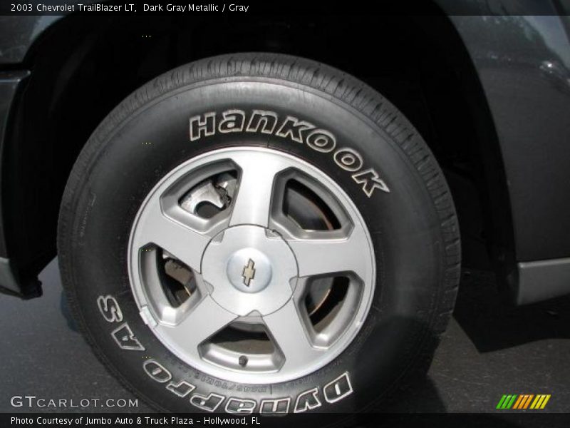 Dark Gray Metallic / Gray 2003 Chevrolet TrailBlazer LT