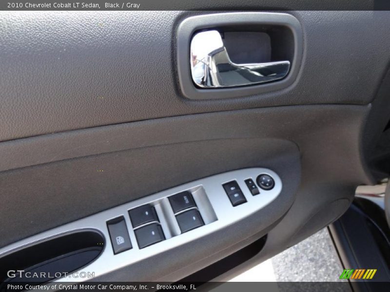 Black / Gray 2010 Chevrolet Cobalt LT Sedan