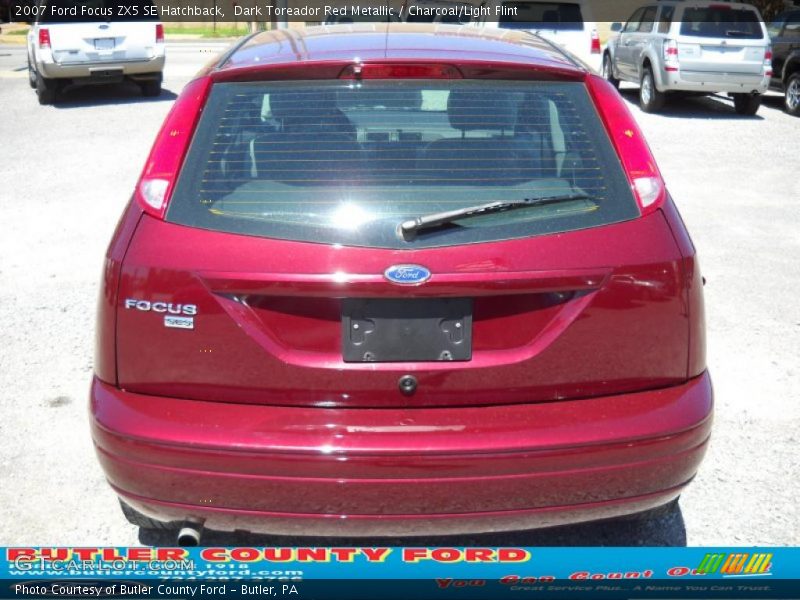 Dark Toreador Red Metallic / Charcoal/Light Flint 2007 Ford Focus ZX5 SE Hatchback