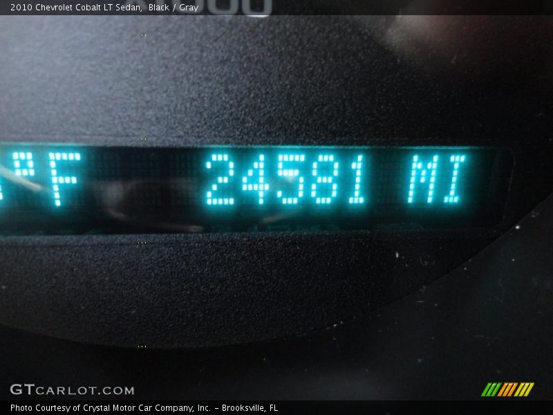 Black / Gray 2010 Chevrolet Cobalt LT Sedan