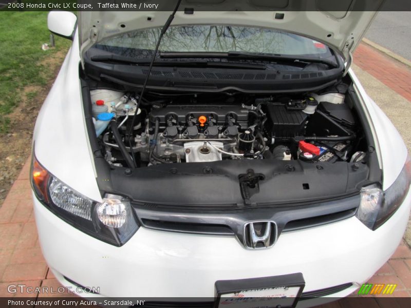 Taffeta White / Ivory 2008 Honda Civic LX Coupe