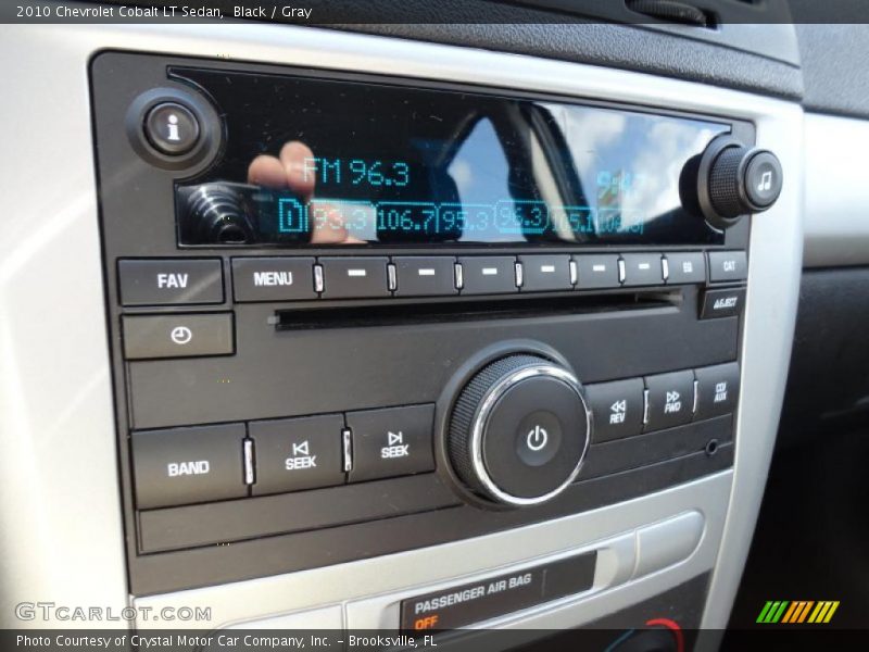 Black / Gray 2010 Chevrolet Cobalt LT Sedan