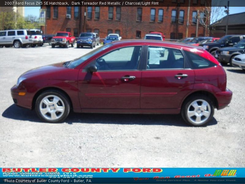 Dark Toreador Red Metallic / Charcoal/Light Flint 2007 Ford Focus ZX5 SE Hatchback