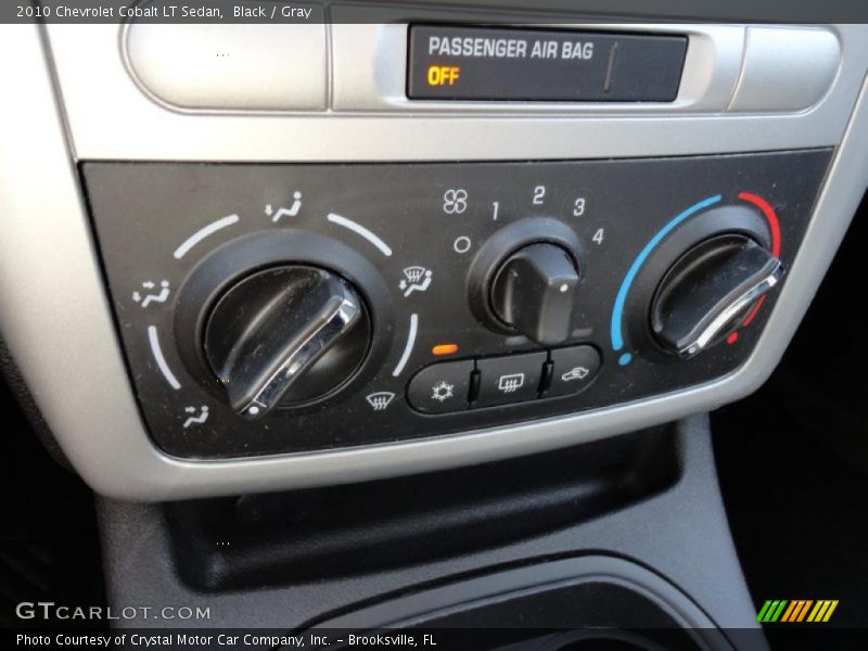 Black / Gray 2010 Chevrolet Cobalt LT Sedan