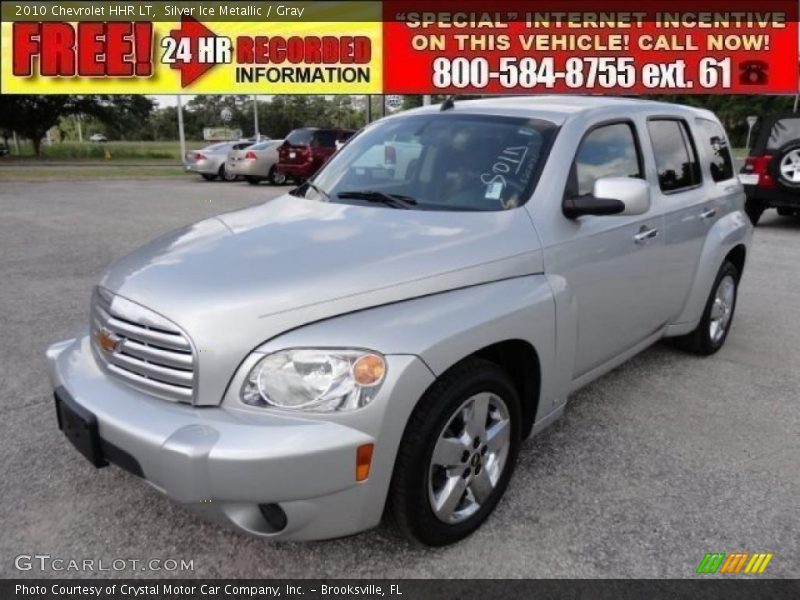 Silver Ice Metallic / Gray 2010 Chevrolet HHR LT