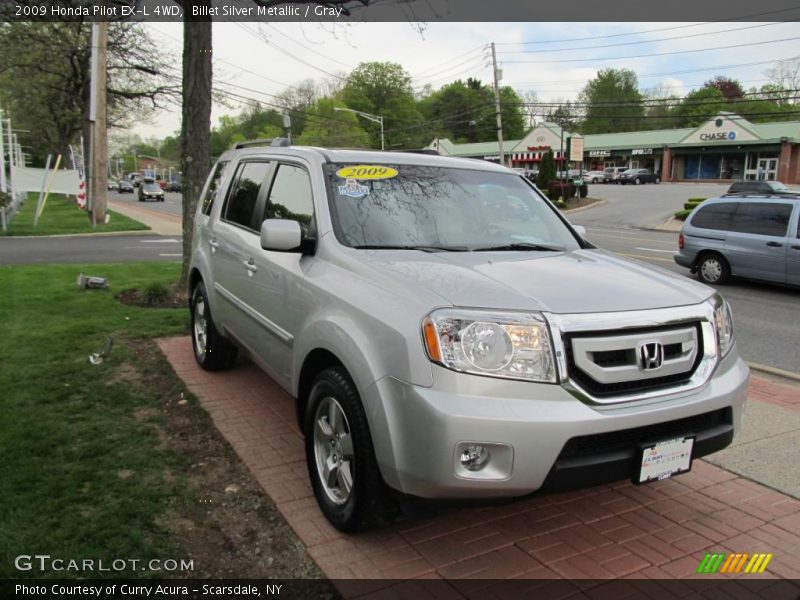 Billet Silver Metallic / Gray 2009 Honda Pilot EX-L 4WD