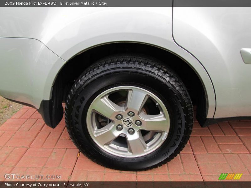 Billet Silver Metallic / Gray 2009 Honda Pilot EX-L 4WD