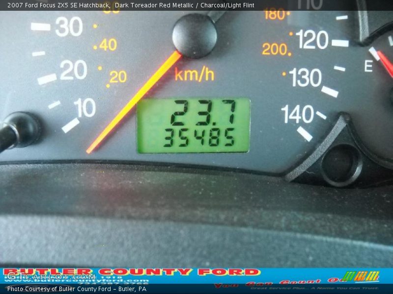 Dark Toreador Red Metallic / Charcoal/Light Flint 2007 Ford Focus ZX5 SE Hatchback
