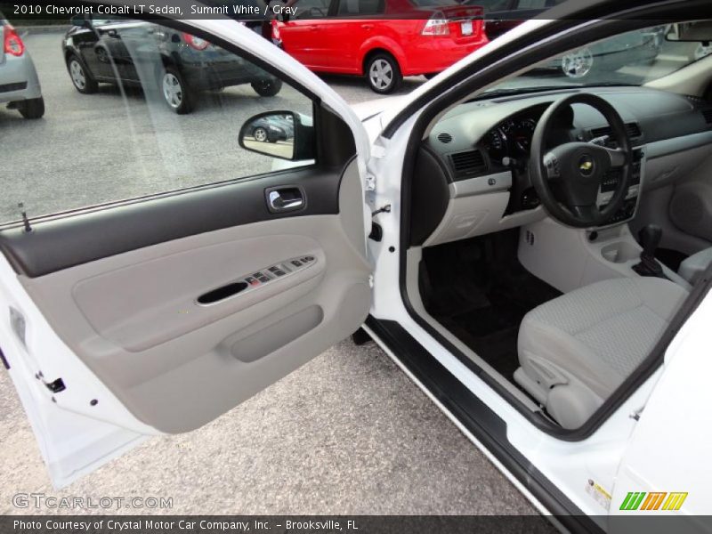 Summit White / Gray 2010 Chevrolet Cobalt LT Sedan