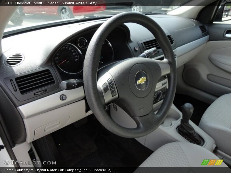Summit White / Gray 2010 Chevrolet Cobalt LT Sedan