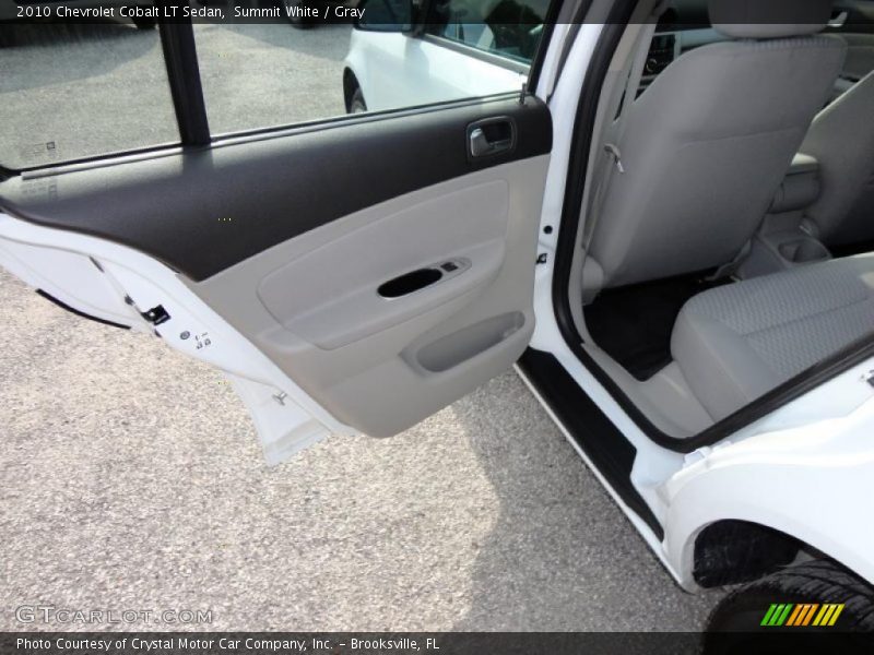 Summit White / Gray 2010 Chevrolet Cobalt LT Sedan