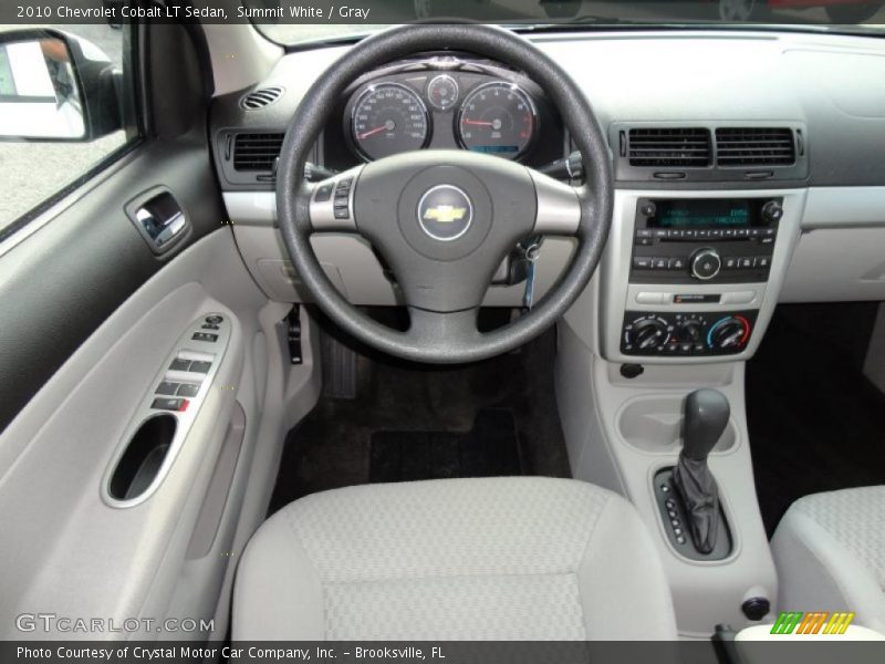 Summit White / Gray 2010 Chevrolet Cobalt LT Sedan