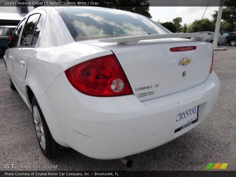 Summit White / Gray 2010 Chevrolet Cobalt LT Sedan