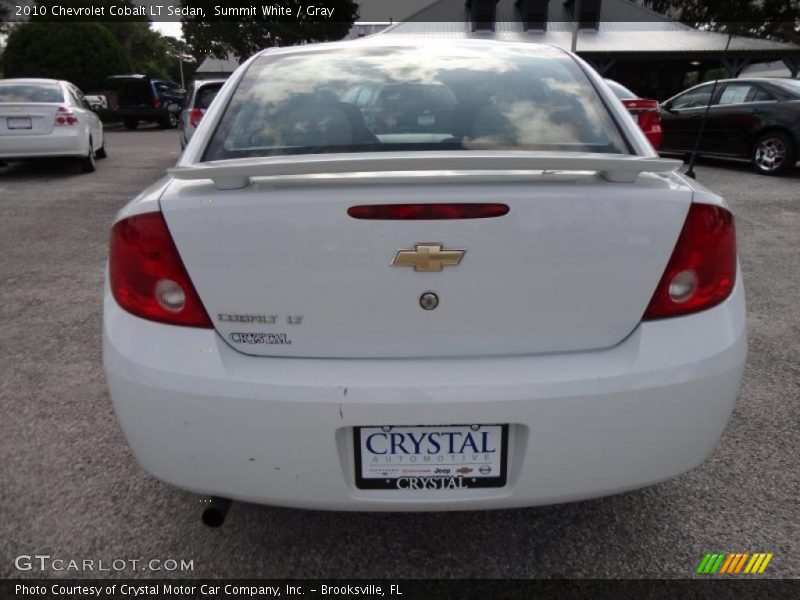 Summit White / Gray 2010 Chevrolet Cobalt LT Sedan