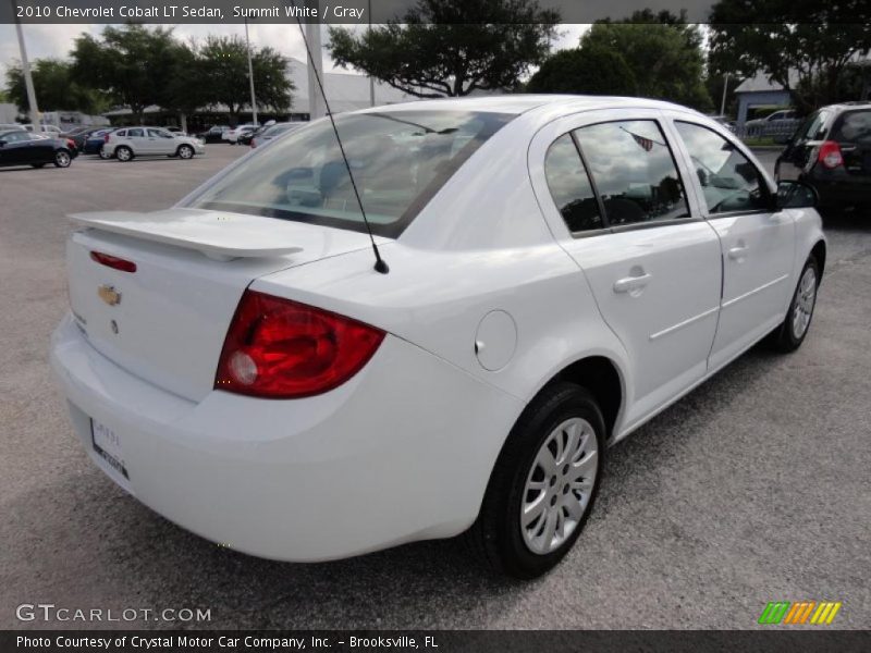 Summit White / Gray 2010 Chevrolet Cobalt LT Sedan