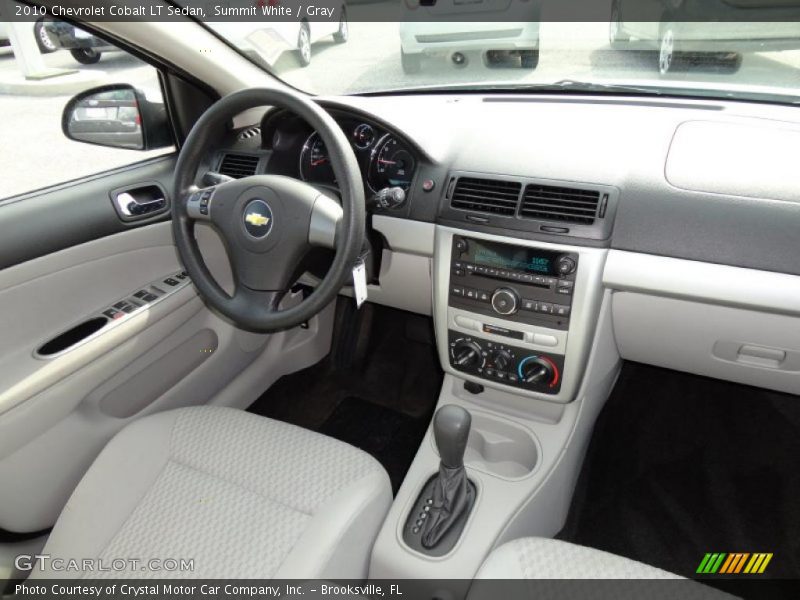Summit White / Gray 2010 Chevrolet Cobalt LT Sedan