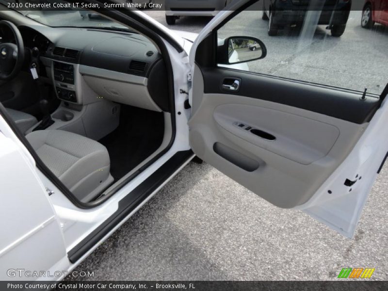 Summit White / Gray 2010 Chevrolet Cobalt LT Sedan