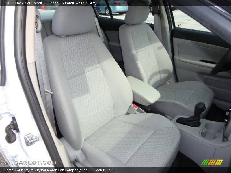 Summit White / Gray 2010 Chevrolet Cobalt LT Sedan