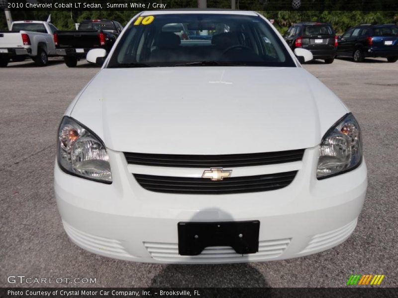 Summit White / Gray 2010 Chevrolet Cobalt LT Sedan