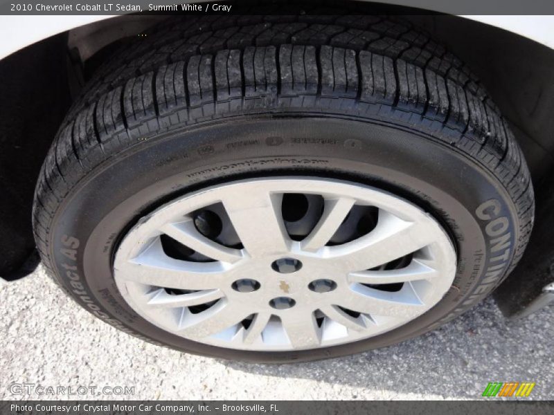 Summit White / Gray 2010 Chevrolet Cobalt LT Sedan