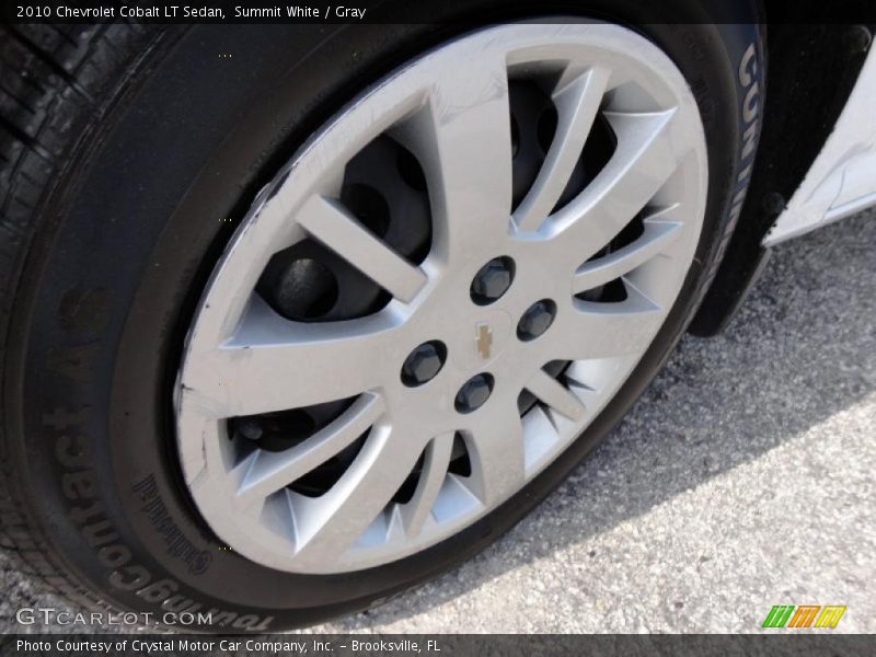 Summit White / Gray 2010 Chevrolet Cobalt LT Sedan