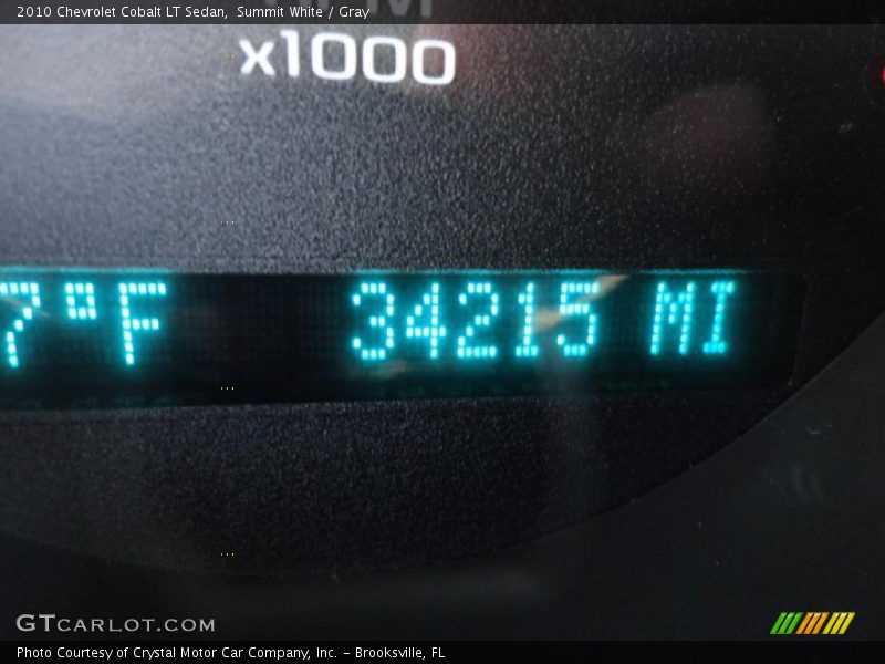 Summit White / Gray 2010 Chevrolet Cobalt LT Sedan