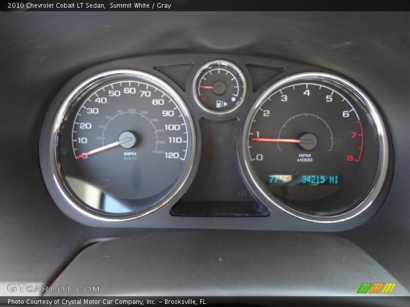 Summit White / Gray 2010 Chevrolet Cobalt LT Sedan
