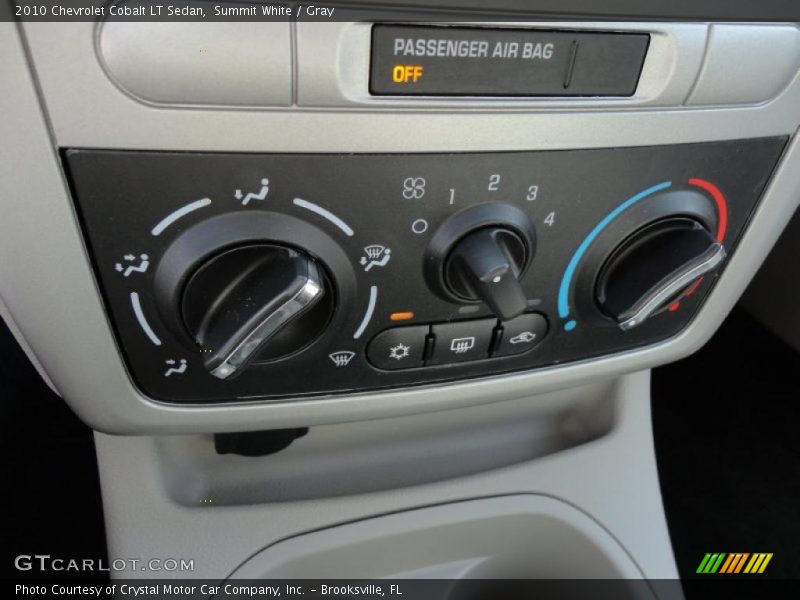 Summit White / Gray 2010 Chevrolet Cobalt LT Sedan