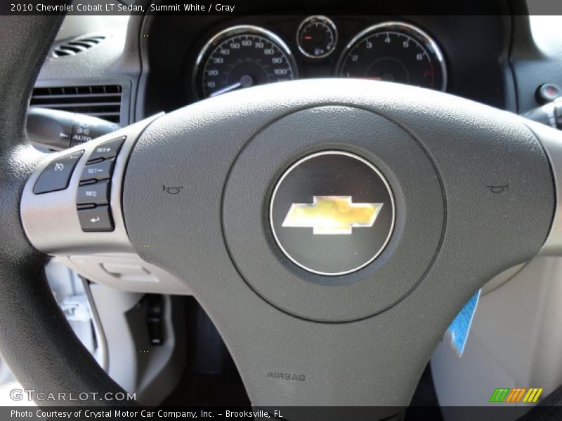 Summit White / Gray 2010 Chevrolet Cobalt LT Sedan
