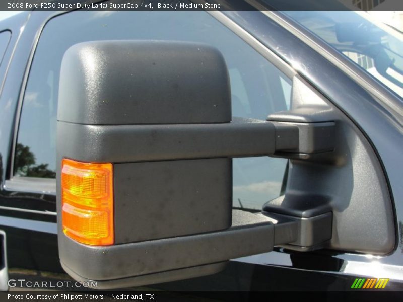 Black / Medium Stone 2008 Ford F250 Super Duty Lariat SuperCab 4x4
