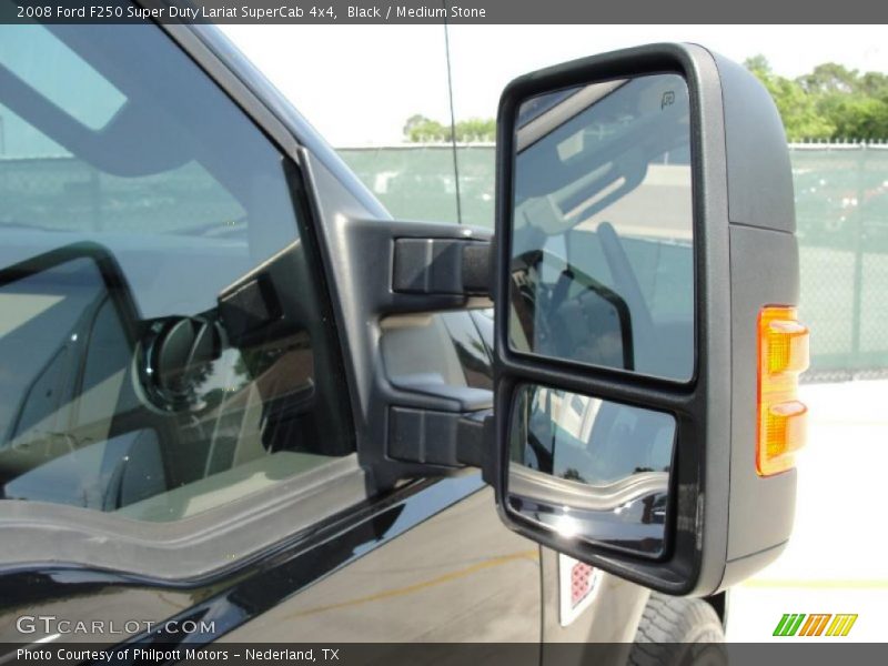 Black / Medium Stone 2008 Ford F250 Super Duty Lariat SuperCab 4x4