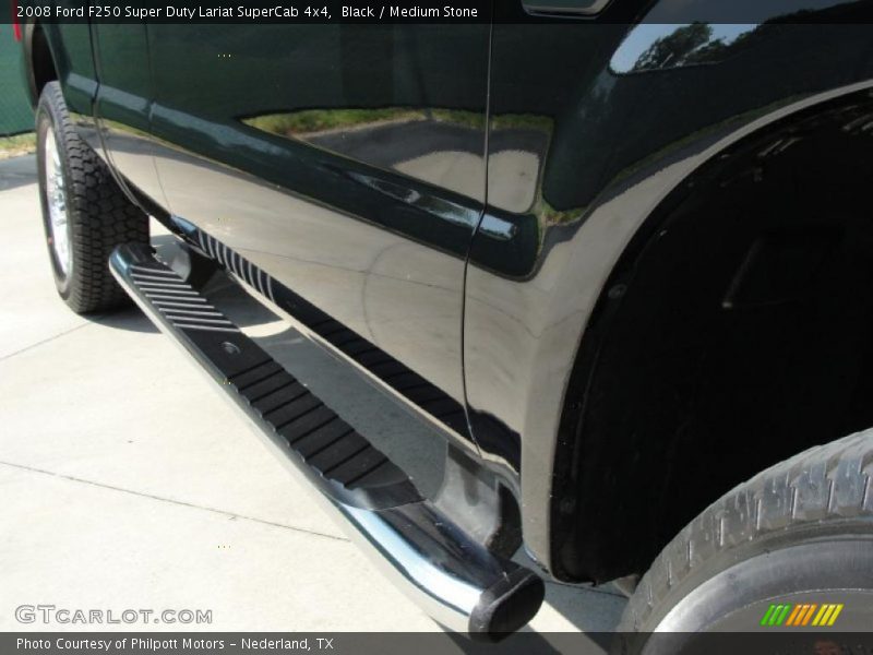 Black / Medium Stone 2008 Ford F250 Super Duty Lariat SuperCab 4x4