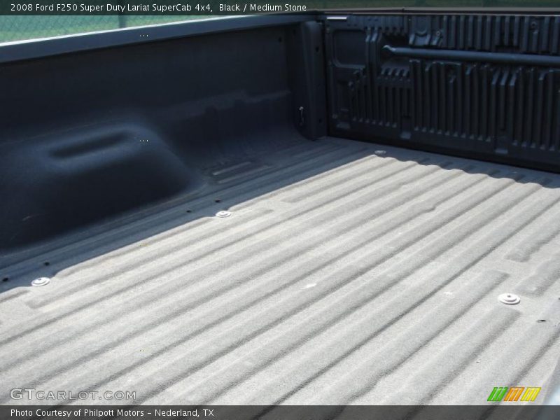 Black / Medium Stone 2008 Ford F250 Super Duty Lariat SuperCab 4x4