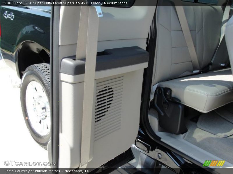 Black / Medium Stone 2008 Ford F250 Super Duty Lariat SuperCab 4x4