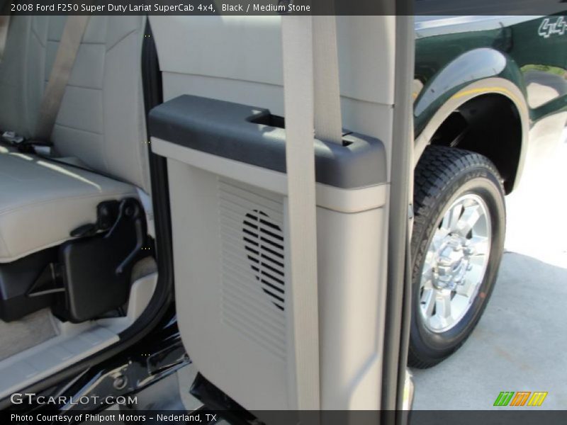 Black / Medium Stone 2008 Ford F250 Super Duty Lariat SuperCab 4x4