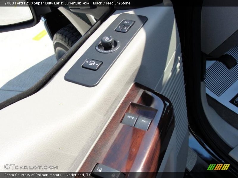 Black / Medium Stone 2008 Ford F250 Super Duty Lariat SuperCab 4x4