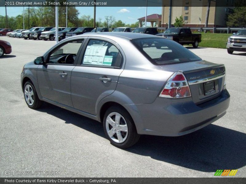Medium Gray / Charcoal 2011 Chevrolet Aveo LT Sedan