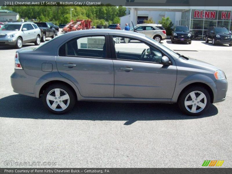 Medium Gray / Charcoal 2011 Chevrolet Aveo LT Sedan